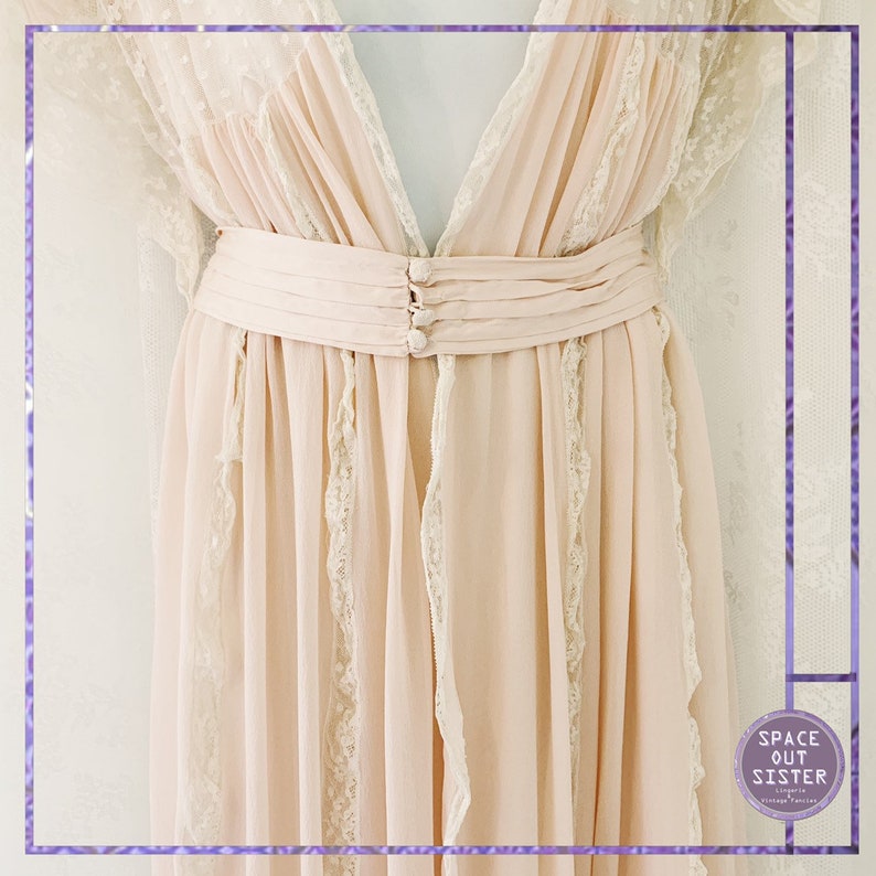 80s does 20s Angelica Silk Robe