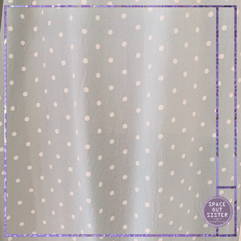 Silk Polka Dot 1980s Robe