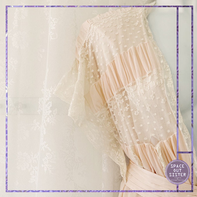 80s does 20s Angelica Silk Robe