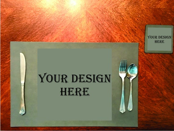 Custom Placemats Custom Table Setting Faux Leather Etsy