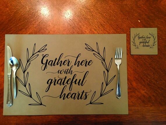 Faux Leather Placemats Custom Placemats Etsy