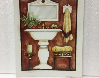 Primitive Bathroom Etsy