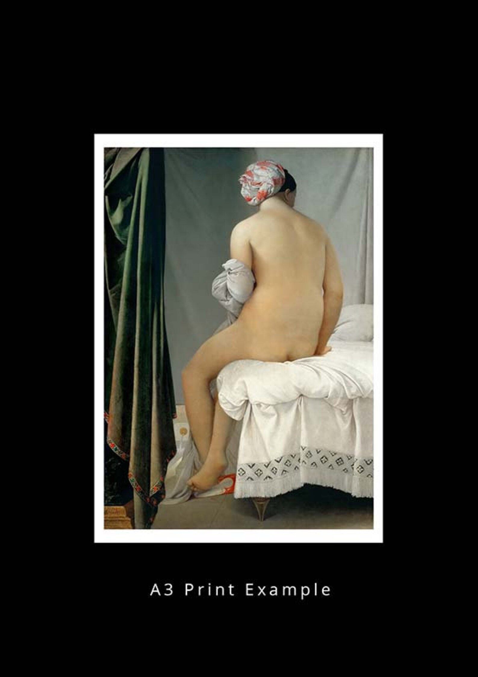 The Valpinçon Bather La Grande Baigneuse by Jean Auguste