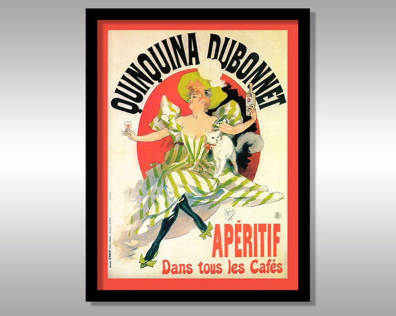 Affiche Vintage Dubonnet – 1981 – Par Chéret (Occasion)