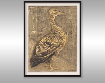 Standing Duck ~ Theo van Hoytema ~ Reproduction At Print ~ Free shipping to UK Customers