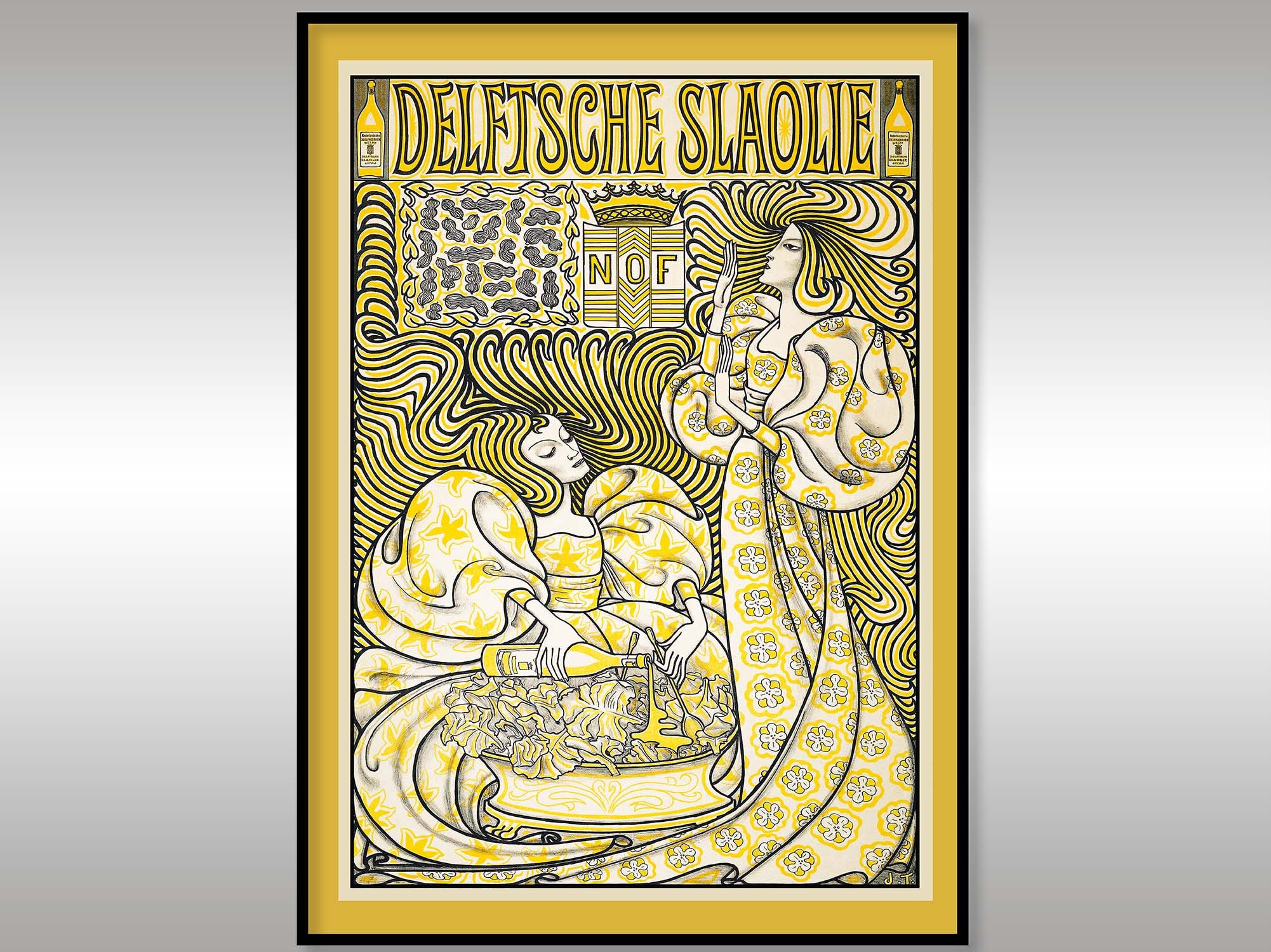 Jan Toorop: Delftsche Slaolie Art Nouveau Poster Print - Etsy