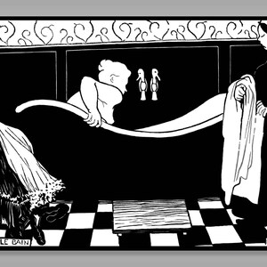 DESCARGA INSTANTE ~ Le Bain ~ por Félix Vallotton 1894 ~ Impresión de arte de reproducción