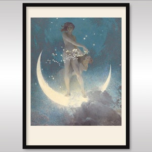 Spring Scattering Stars by Edwin Blashfield 1927 ~ Reproduction Art Print ~ FREE Shipping to UK Customers.