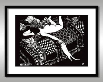 La Paresse (Laziness) by Felix Vallotton 1896 ~ Reproduction Print ~ FREE Shipping to UK Customers.