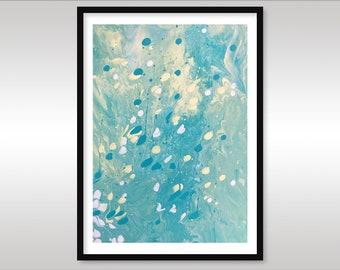 Spring Time ~ Original Abstract Painting ~ Reproduction Print ~ Free Shipping to UK Customers