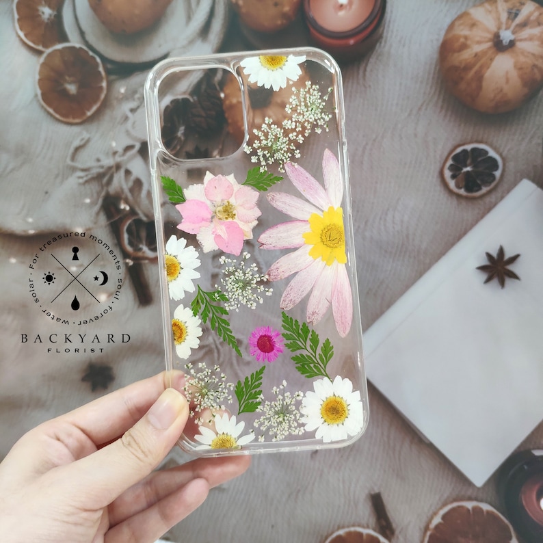 Handmade Phone Case/ Pressed Flower Phone Case/ Preserved Etsy Australia