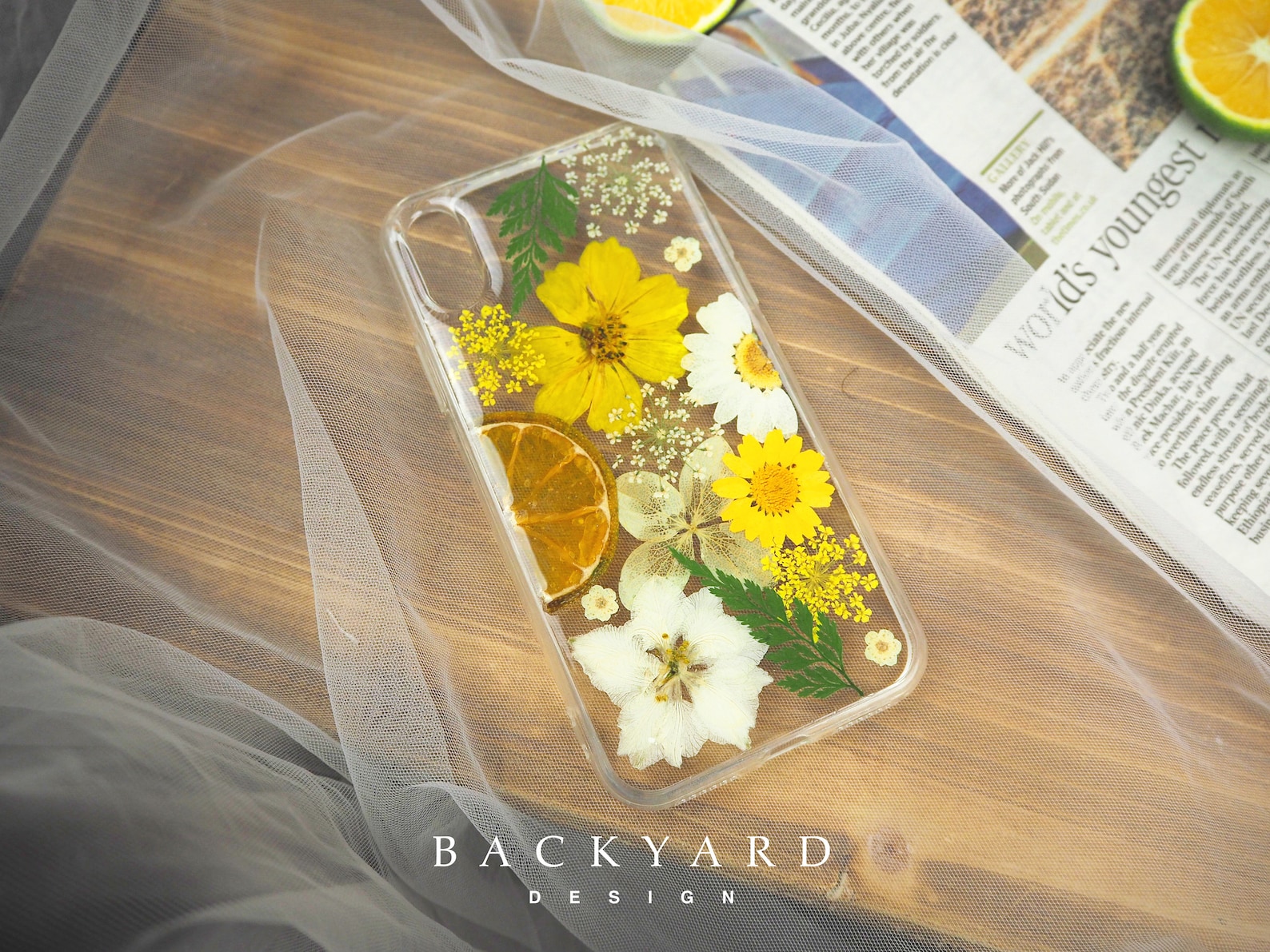 Handmade Phone Case/ Pressed Flower Phone Case/ Pressed Fruit Etsy