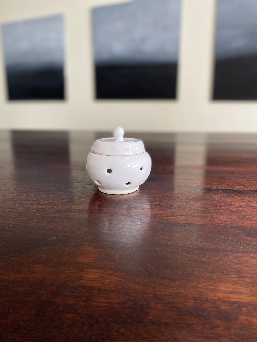 Handmade Ceramic Garlic Keeper kitchen Garlic Jar With Holes Etsy