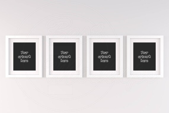 Four Mockup 8x10 Mockup Set Of 4 Frame Mockup Four Mockup 8x10 Mockup Set Of 4 Frame Mockup