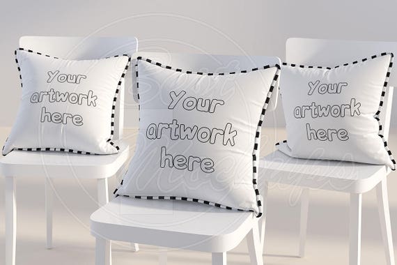 Mockup Pillow Mockup Photo Styled Stock Living Room