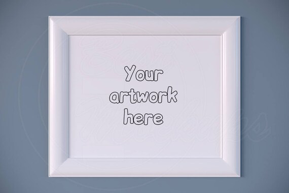 8x10 Frame Mockup White Frame Mockup Mock Up Print