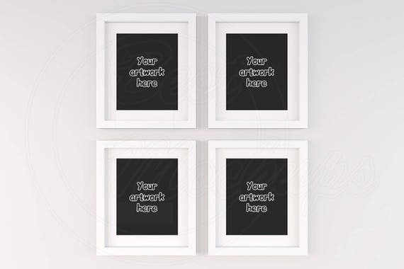 Mockups Four Mockup 8x10 Mockup Set Of 4 Frame