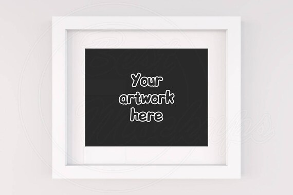 Mock Up Styled Frame Mockup 8x10 White Frame Mockup Matted Etsy