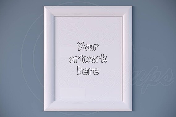 White Frame Mockup Best Mockup 8x10 Mockup 8x10 Frame Etsy