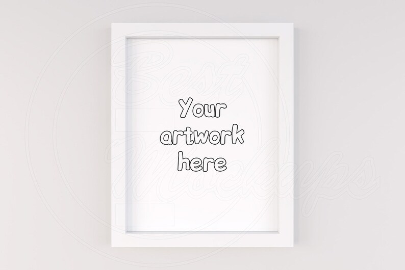 Download 11x14 mockup White frame mockup Vertical frame 11x14 frame ...