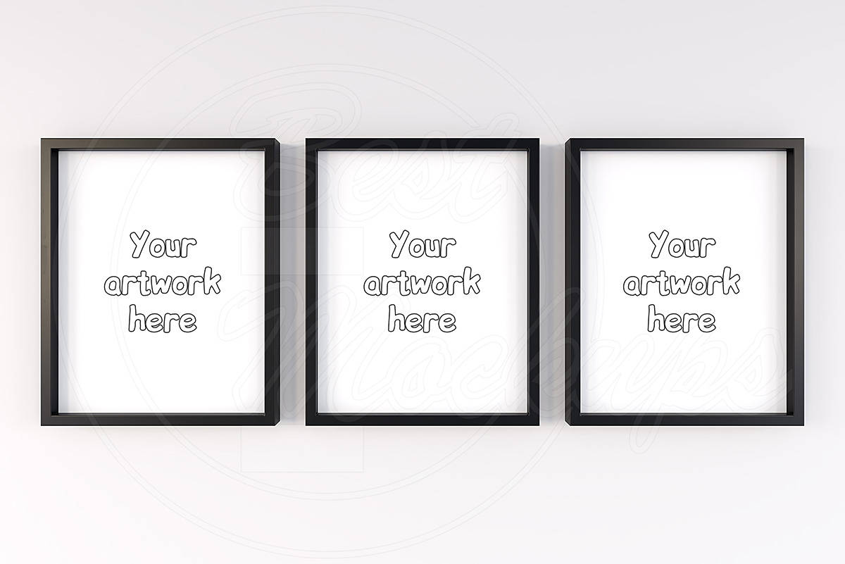 Download Digital mockup 8x10 mockup Wall art mockups Three mockup | Etsy