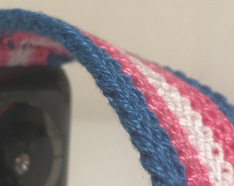 trans flag apple watch band