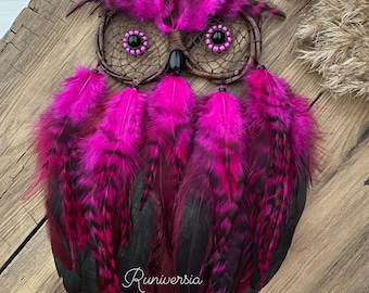 Owl Dreamcatcher Handmade  Home Decoration Interior Design Room Decor