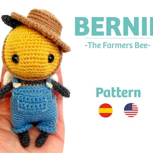 Biene häkeln MUSTER Amigurumi Biene pdf Anleitung - Bernie The Bee