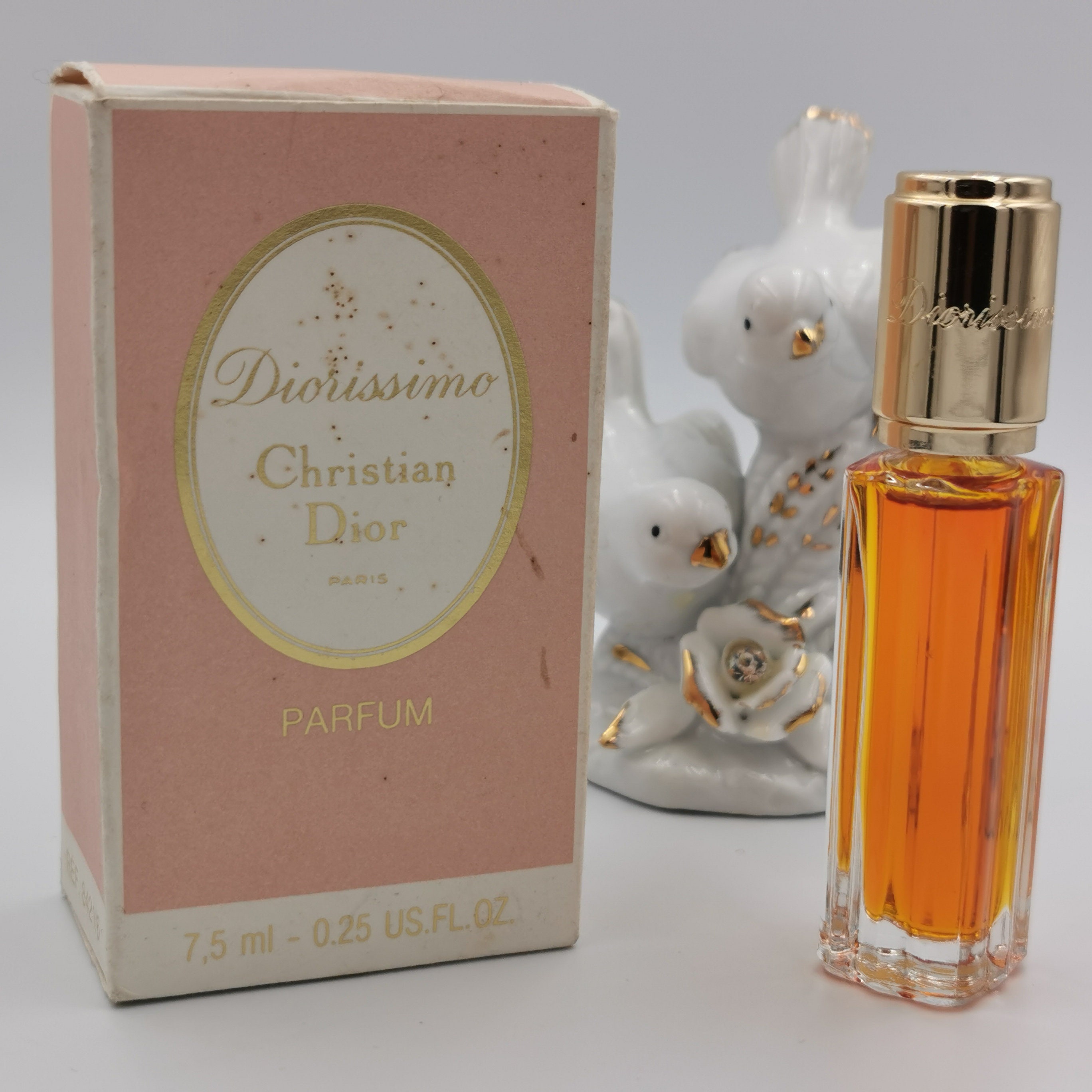 Vintage+Diorissimo+Christian+Dior+Splash+Pure+Parfum+7+5ml+.25oz+Old+Formula  for sale online