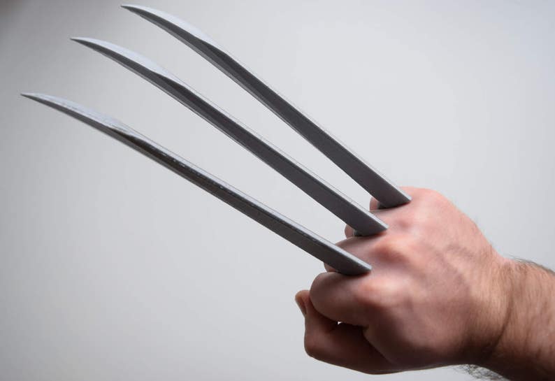 Logan 2017 Set Of Wolverine Claws Movie Accurate 3d Printed