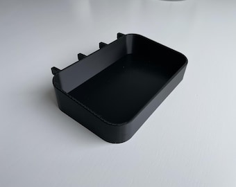 3D Printed Tray for IKEA SKÅDIS – 100x160 mm (4&quot;x6.3&quot;), 30 mm (1.2&quot;) Height