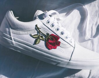 vans broderie fleur vans broderie fleur