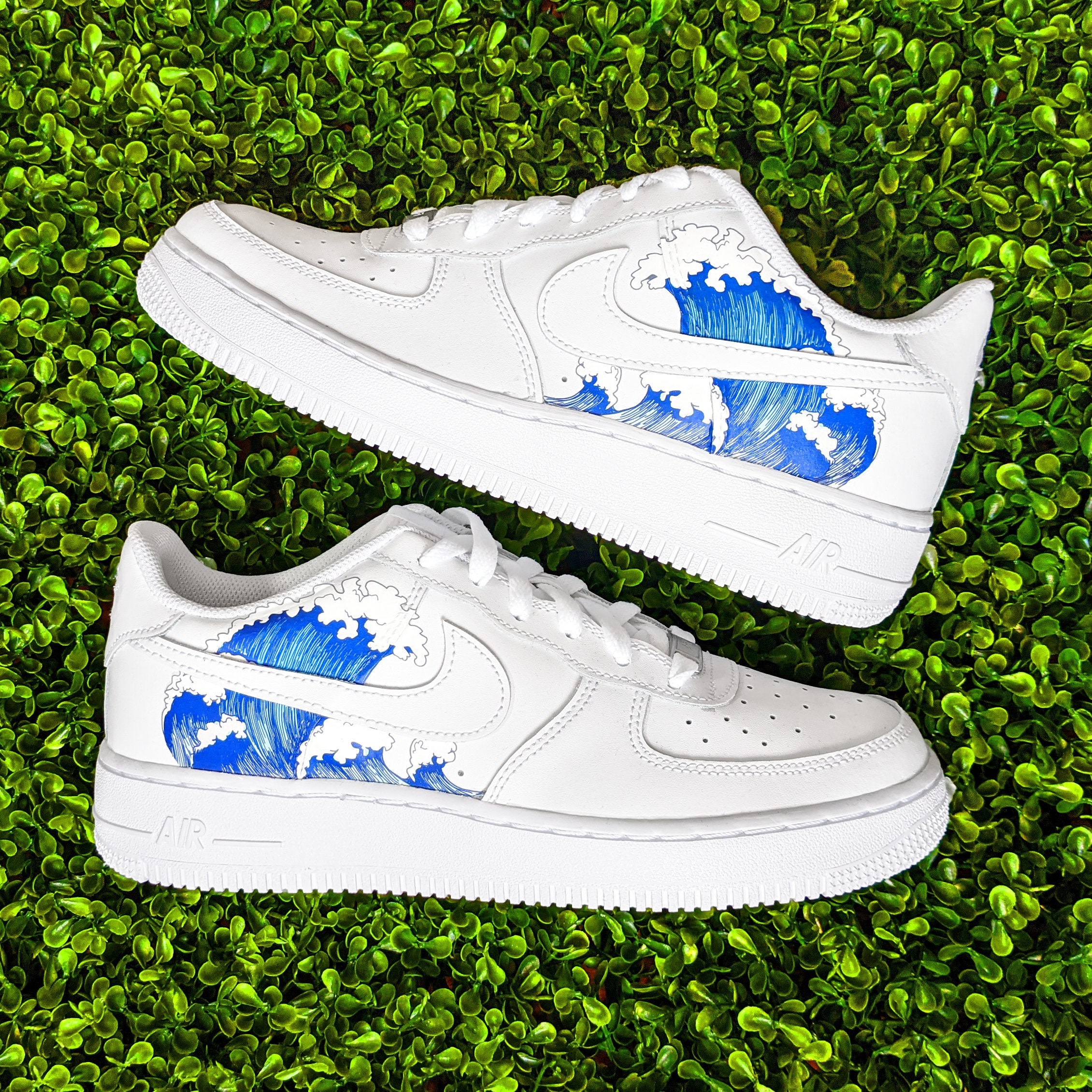 Custom Hand Painted Monarch Butterfly Nike Air Force 1 Low – B Street Shoes