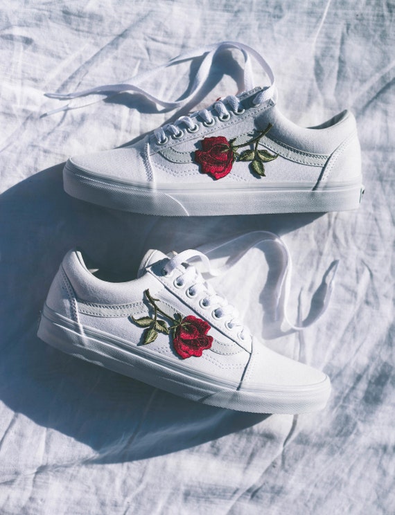 vans custom rose