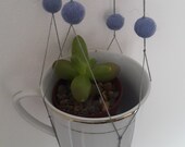 hanging planter plant pot macrame cactus teacup holder plant container indoor plant wall hanging succulents