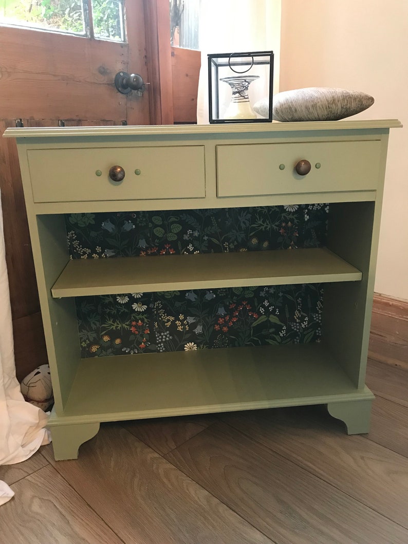 Sage Green Console Table Hall Table Bathroom Cabinet Etsy
