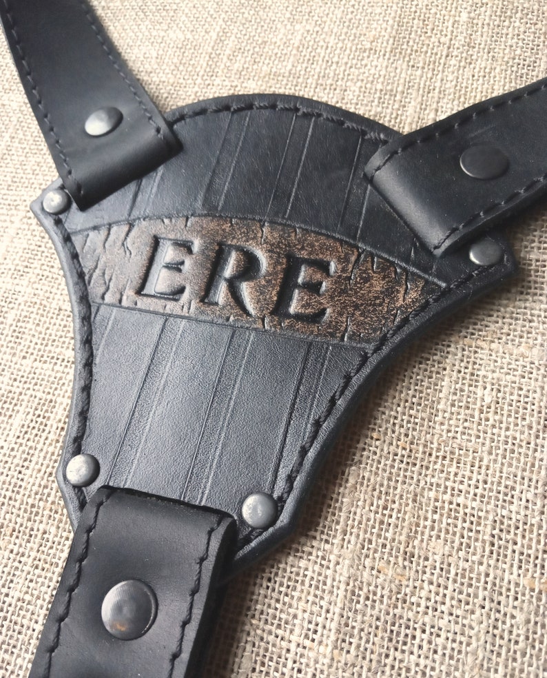 Leather suspenders for groom Personalized leather suspenders Wedding suspenders with initials Wedding Handmade Suspenders width 1