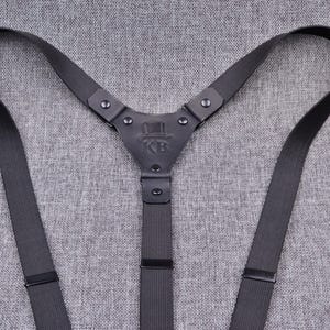 Wedding suspenders for the groom Personalized suspenders Black Elastic suspenders Suspenders for men Leather suspenders Personalized Gift
