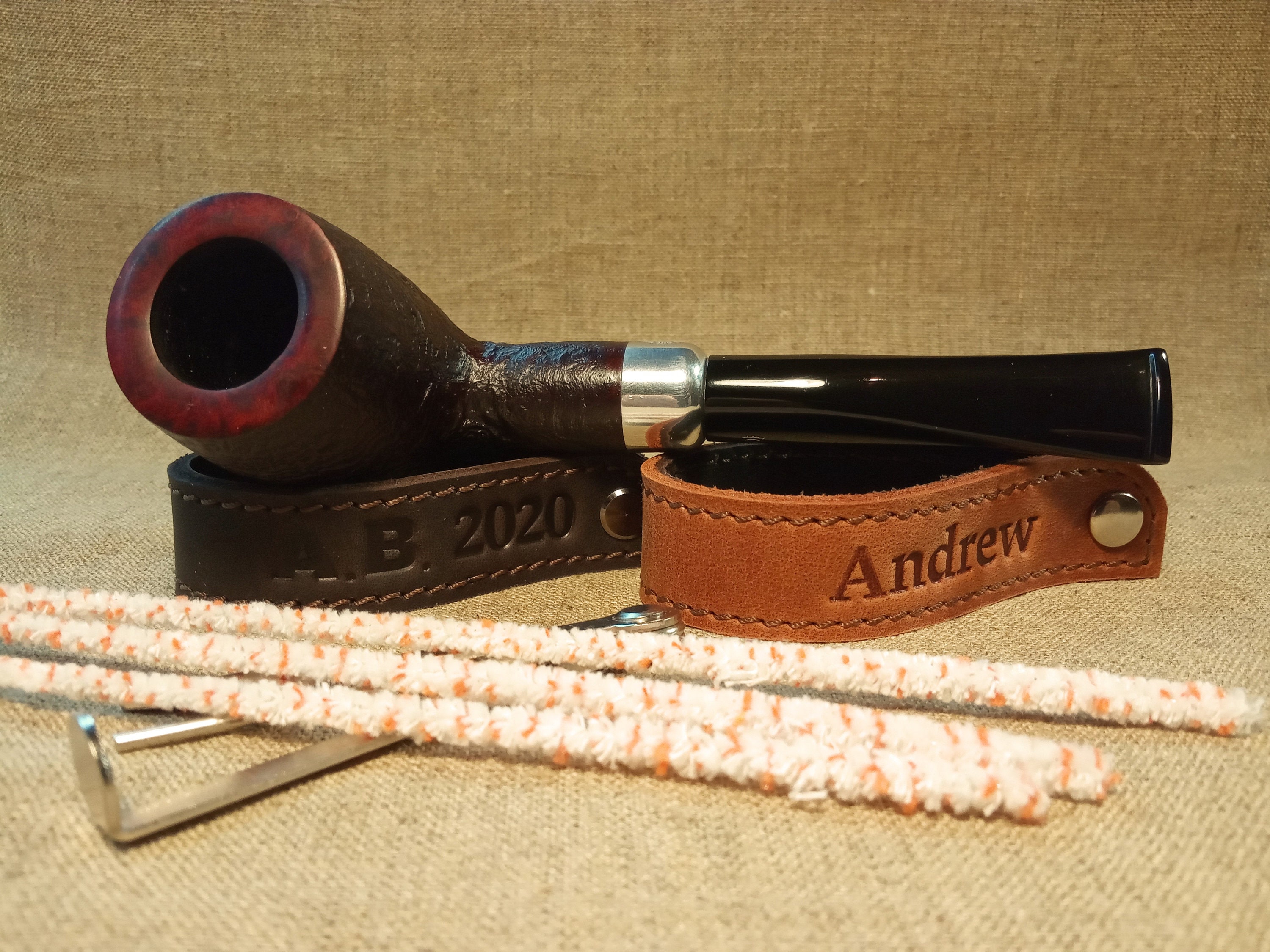 Leather Pipe Stand Personalized Pipe Stand Pipe Holder Smoking Etsy