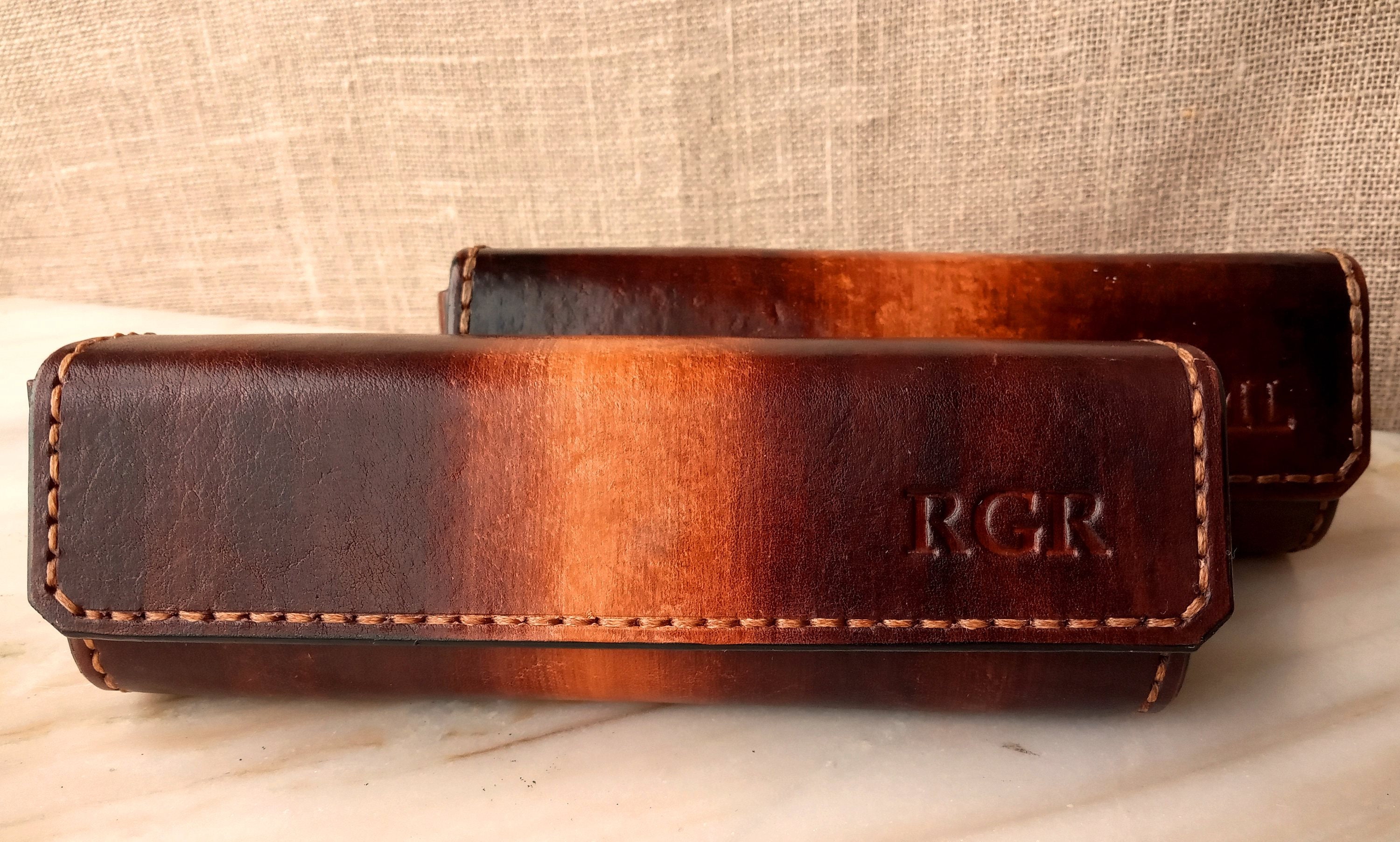 Leather Glasses Case Eyeglasses Case Personalized Glasses Case Etsy