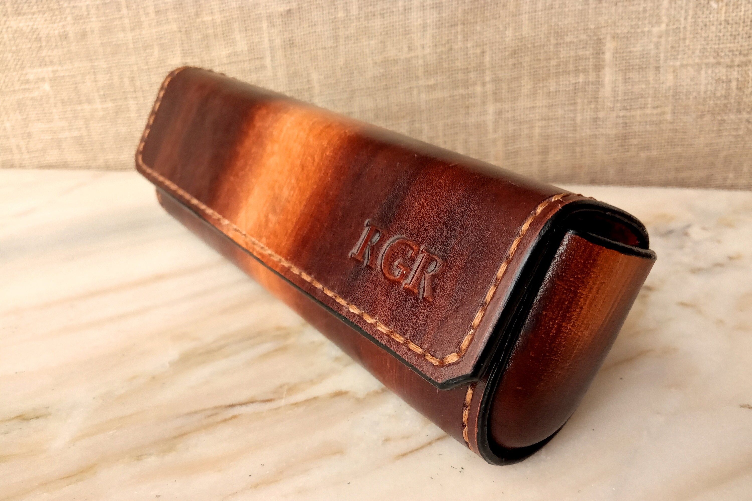 Leather Glasses Case Eyeglasses Case Personalized Glasses Case Etsy