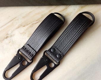 Personalized Leather Keychain Key ring Jeep Land Rover Harley-Davidson Birthday gift Gift for the groom Leather Key Holder Accessory