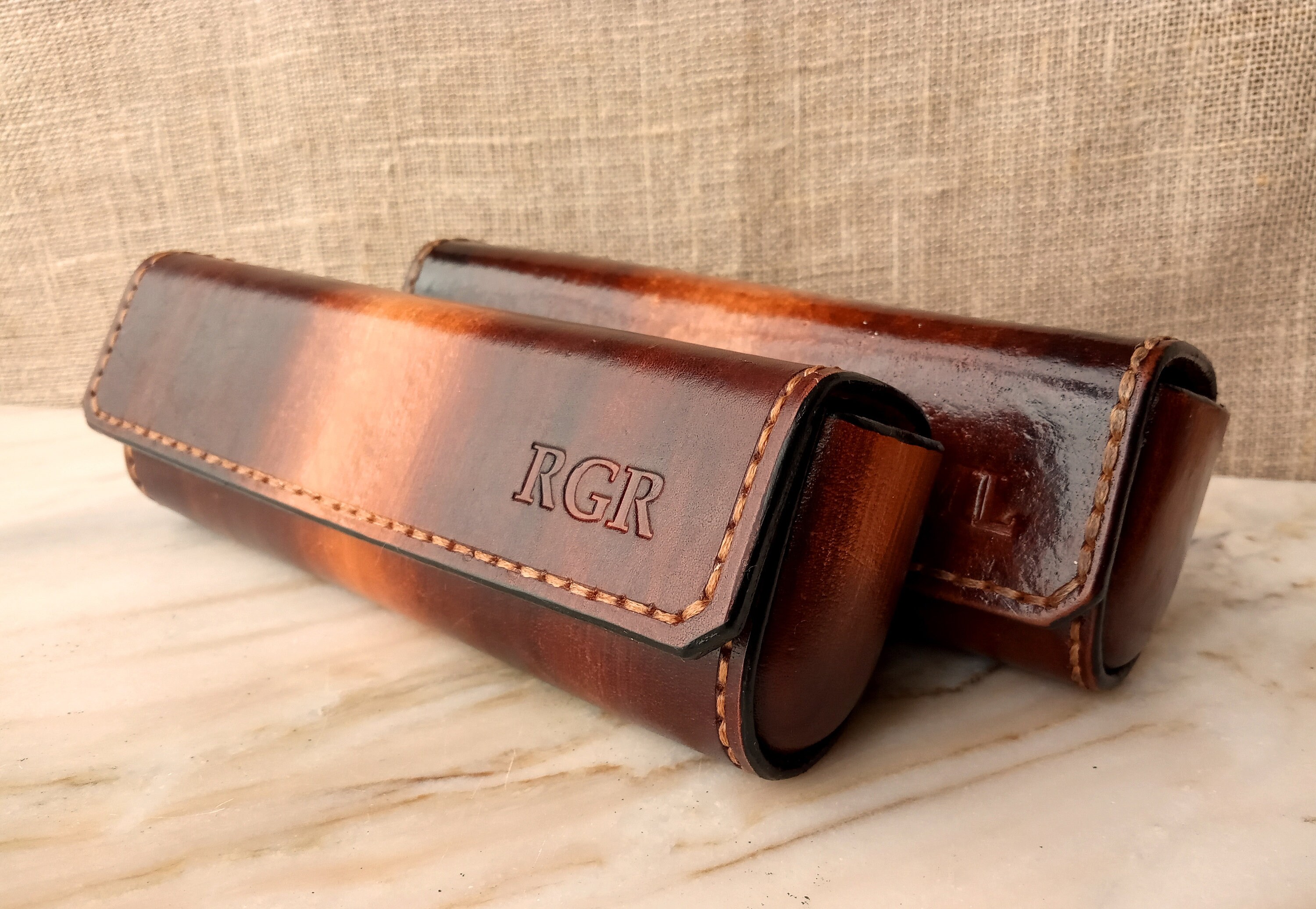 Leather Glasses Case Eyeglasses Case Personalized Glasses Case Etsy