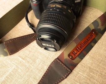 Personalized Camera Strap Custom camera strap for photographer.  Gift for Men Women & Teens. Сanon, Nikon, Sony, Pentax, Olympus, dslr, slr