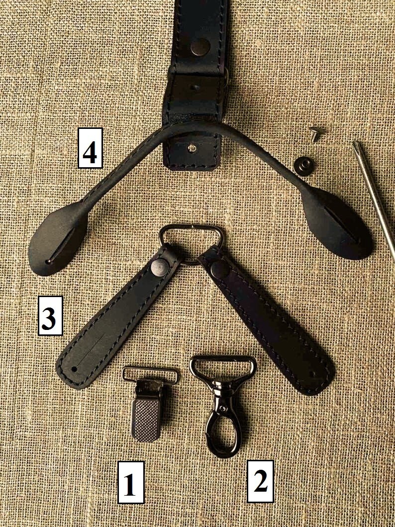 Unisex Elastic Suspenders and Bow Tie (Set B) | Jolivia Co