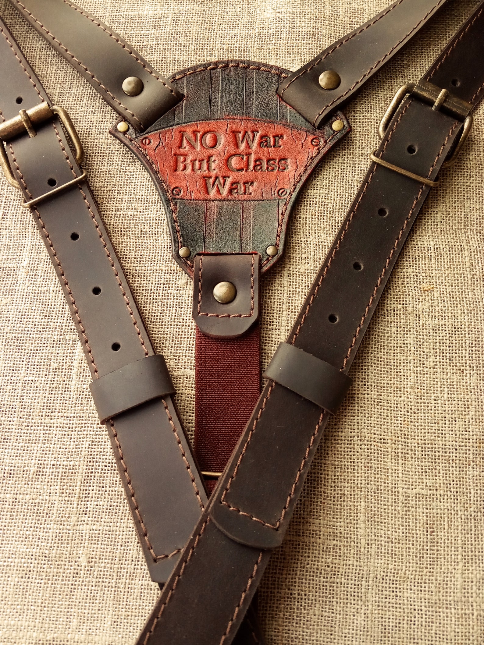Leather Suspenders Personalized Personalized Gifts for Men Etsy