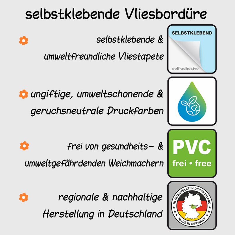 Kinderzimmerbordüre: Sterne pastell 10 cm Höhe Vliesbordüre mit großen Sternen in Pastellfarben optional selbstklebend Bild 5