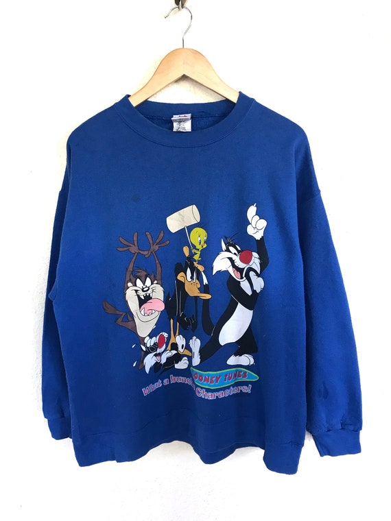 90s Vintage Looney Tunes Characters Sweatshirt