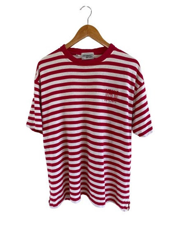 Vintage Missoni Sport Striped Tshirt/ Large Size
