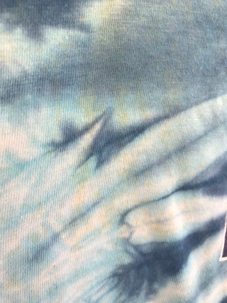 Led zeppelin 1984 vintage tie dye tshirt